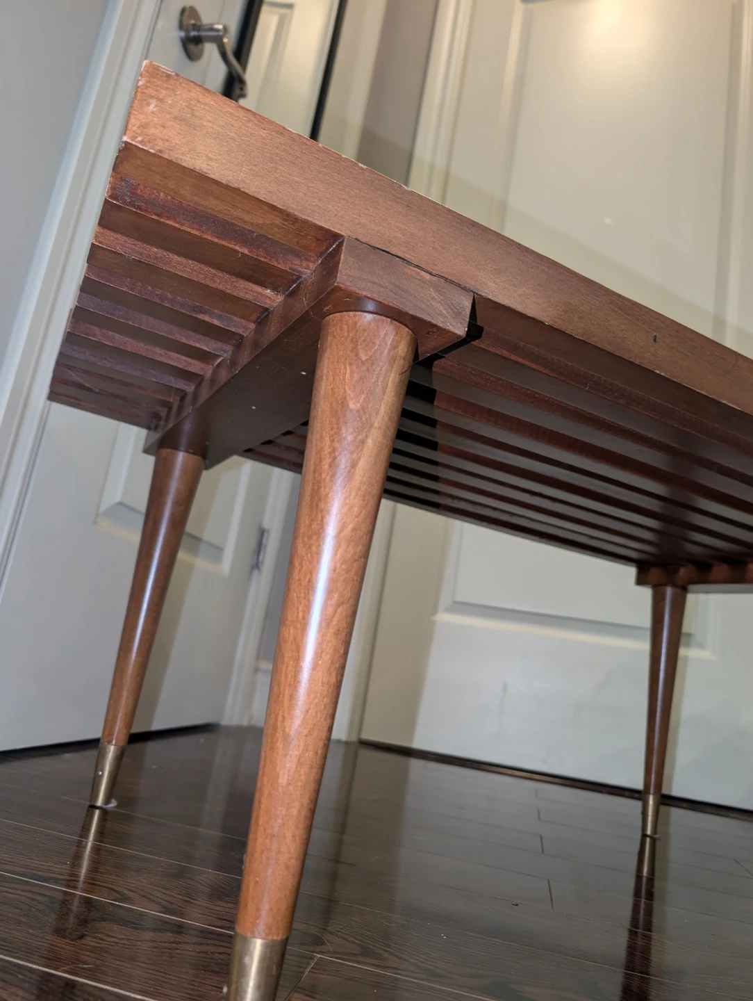 Designer wood coffee table - photo 3