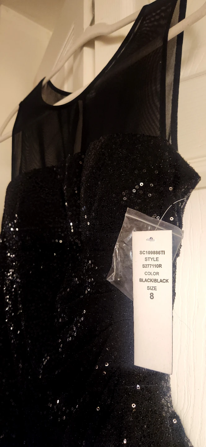 Scarlett Black Sequin Dress - Size 8 - photo 5