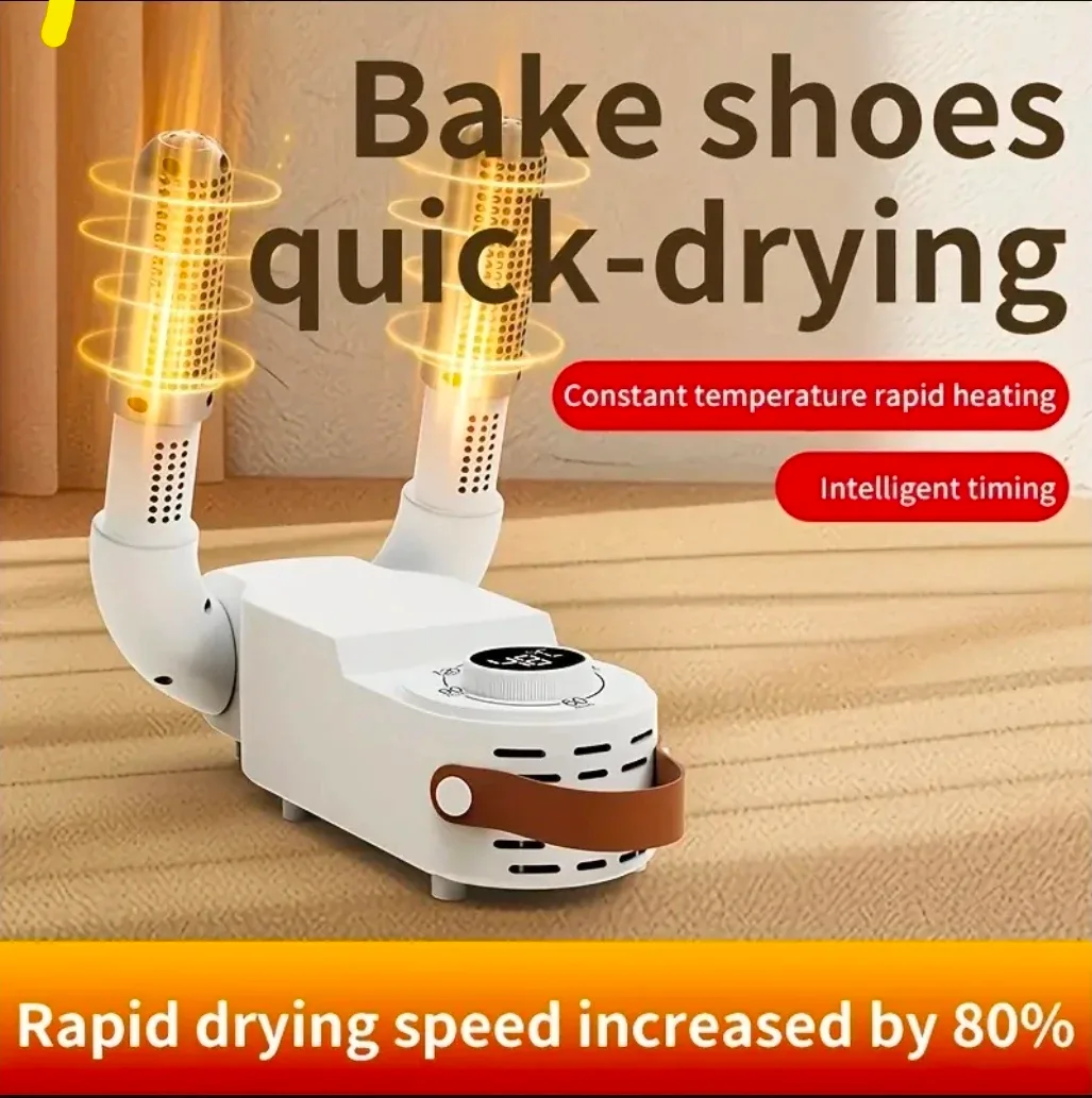 Portable Shoe Dryer with Timer Function