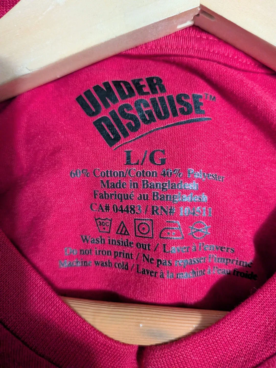 Under Disguise Graphic T-Shirt - Size L/G image indicator(3)