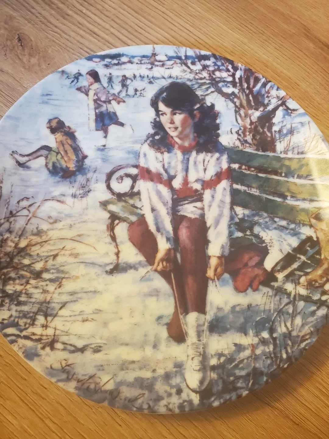 Vintage Dominion China "Winning Ways" Plate image indicator(3)