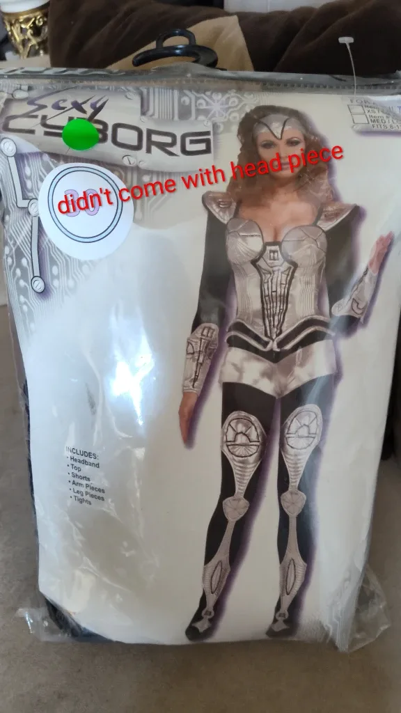 New Sexy Cyborg Costume - Size ?