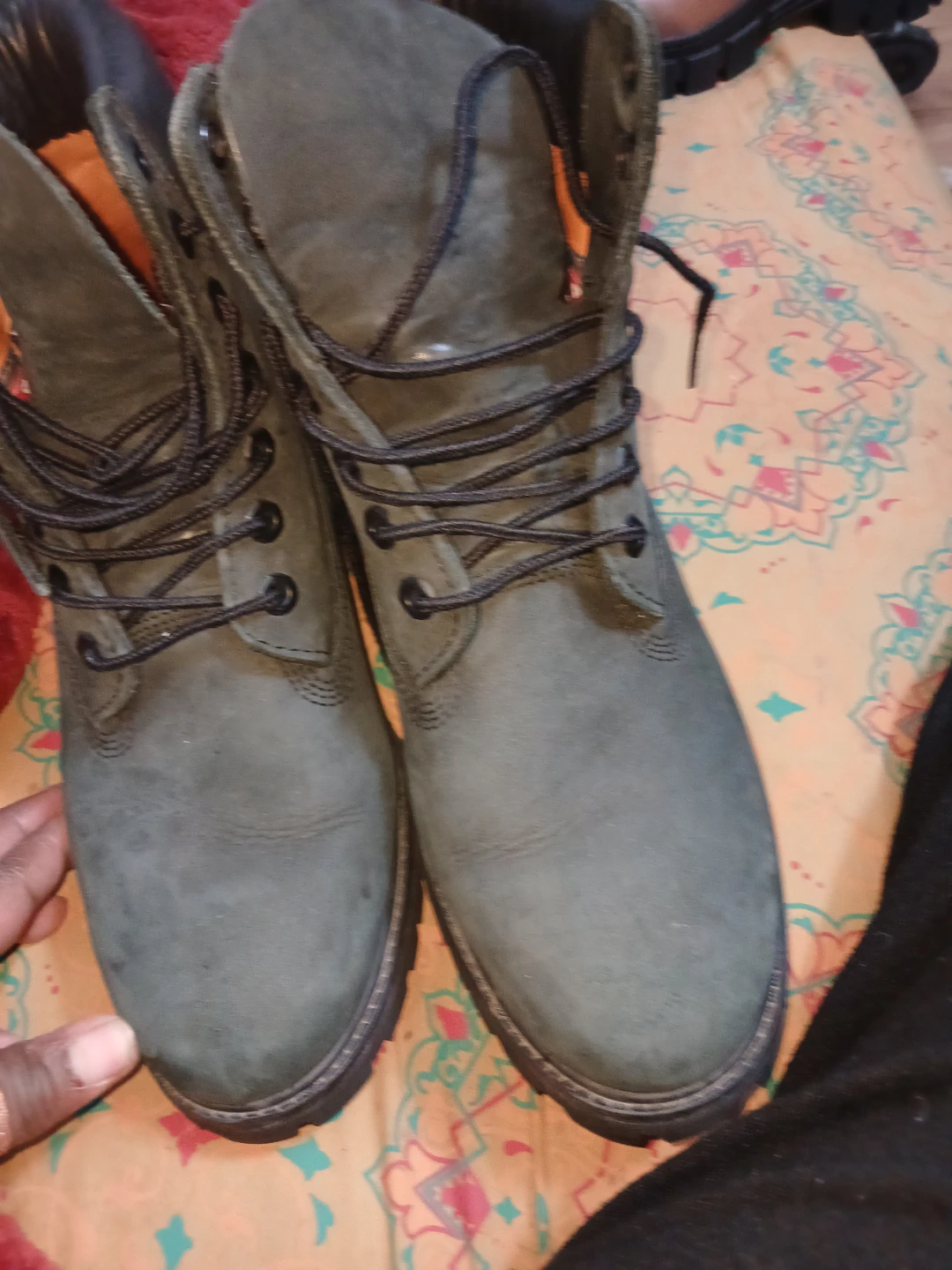 Timberland Boots - Size 8.5M - Olive Green - photo 3