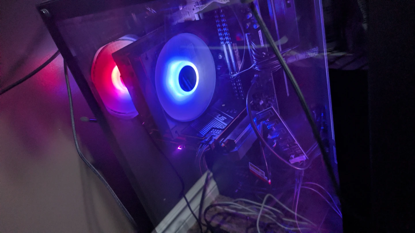 Custom Gaming PC + 2 Monitors - i7 10700 CPU, RTX 3060