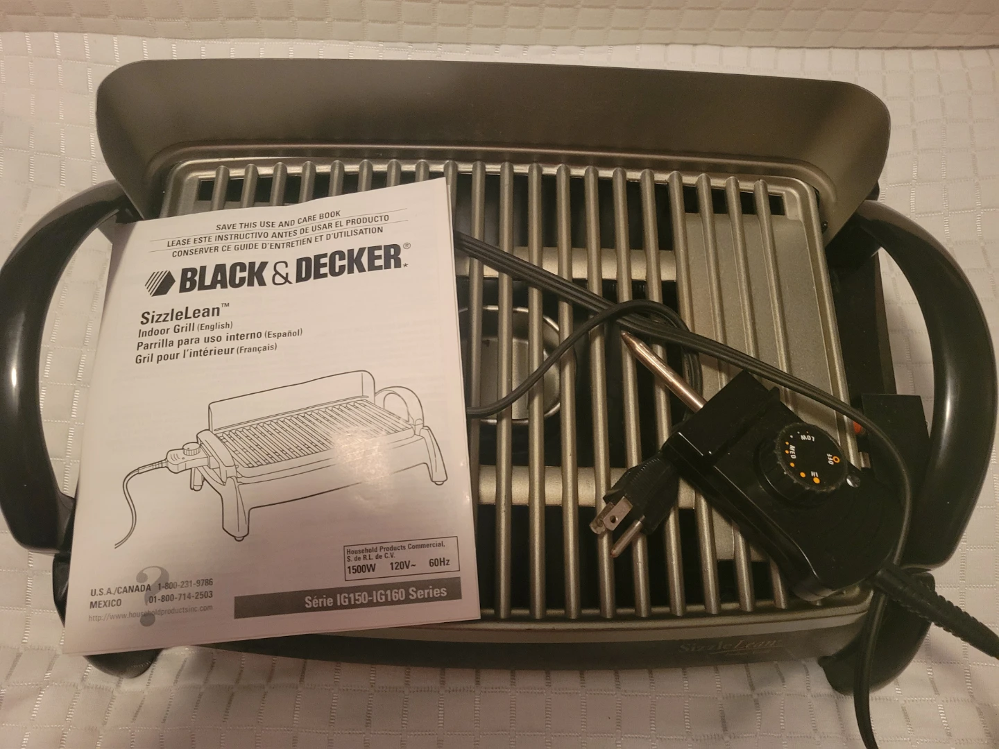 Black & Decker Indoor Electric Grill - photo 2