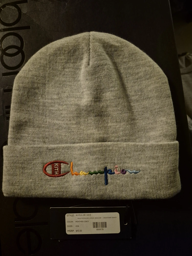 Champion x KITH Heather Gray Beanie