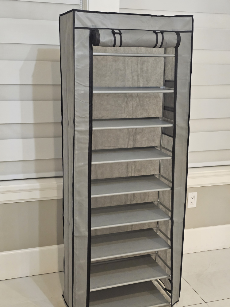10 Layers 9 Compartments Breathable Shoe Rack - photo 4
