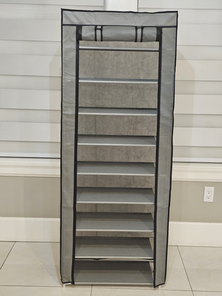 10 Layers 9 Compartments Breathable Shoe Rack - photo 5