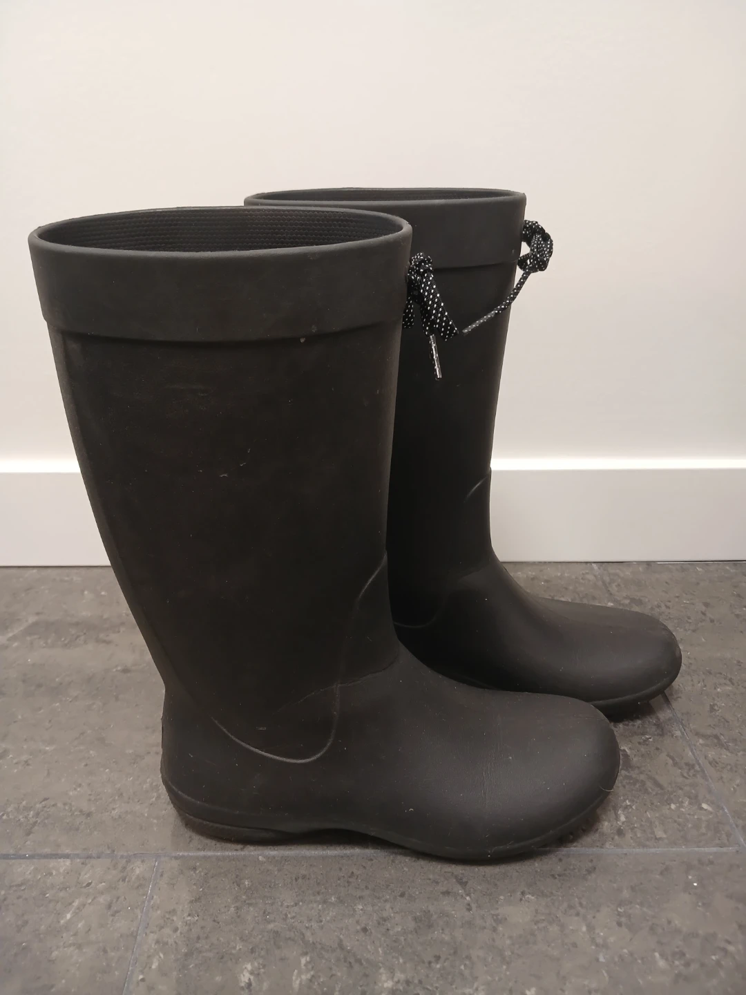 Crocs Black Rain Boots - Size 6 - photo 2