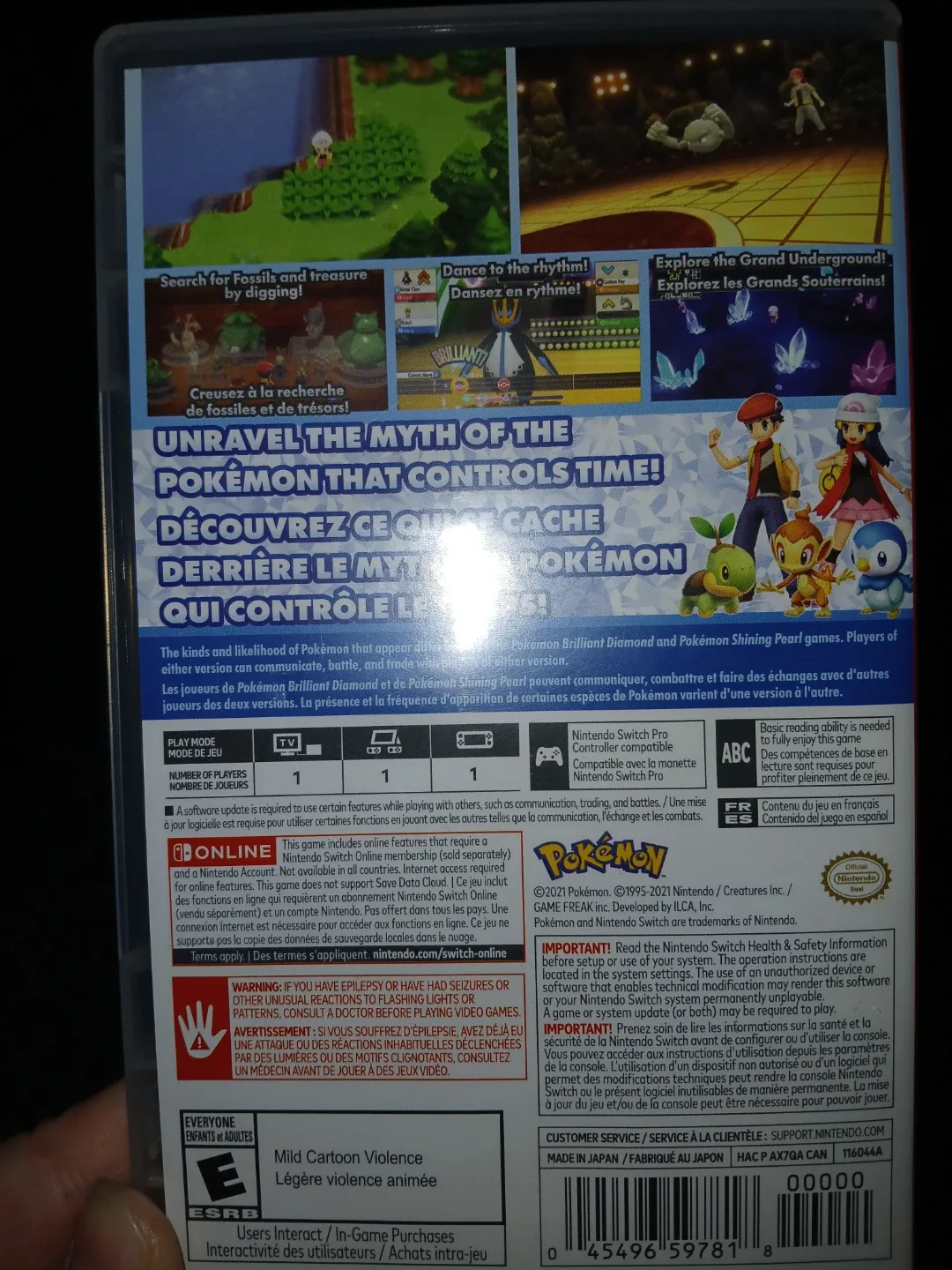 Pokémon Brilliant Diamond - Nintendo Switch Game image indicator(2)