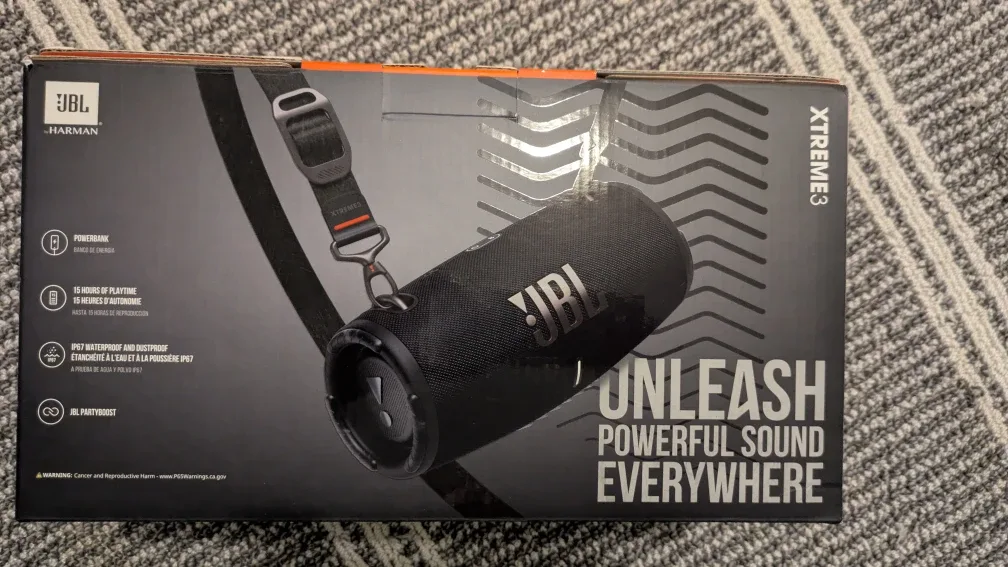 New JBL Xtreme 3 Portable Bluetooth Speaker image indicator(2)