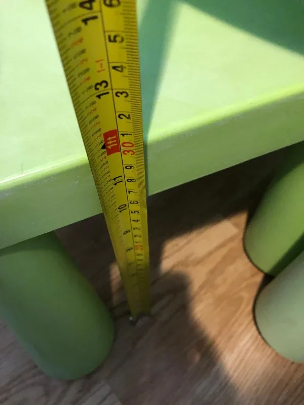 IKEA Mammut Kids Table & 5 Chairs - Light Green image indicator(3)