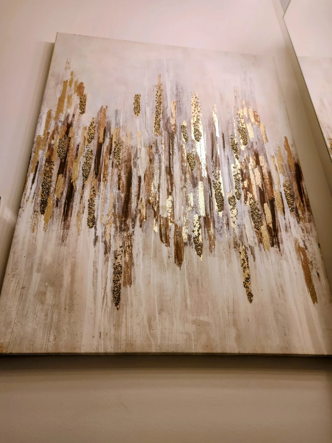 Abstract Gold & Brown Wall Art - photo 4