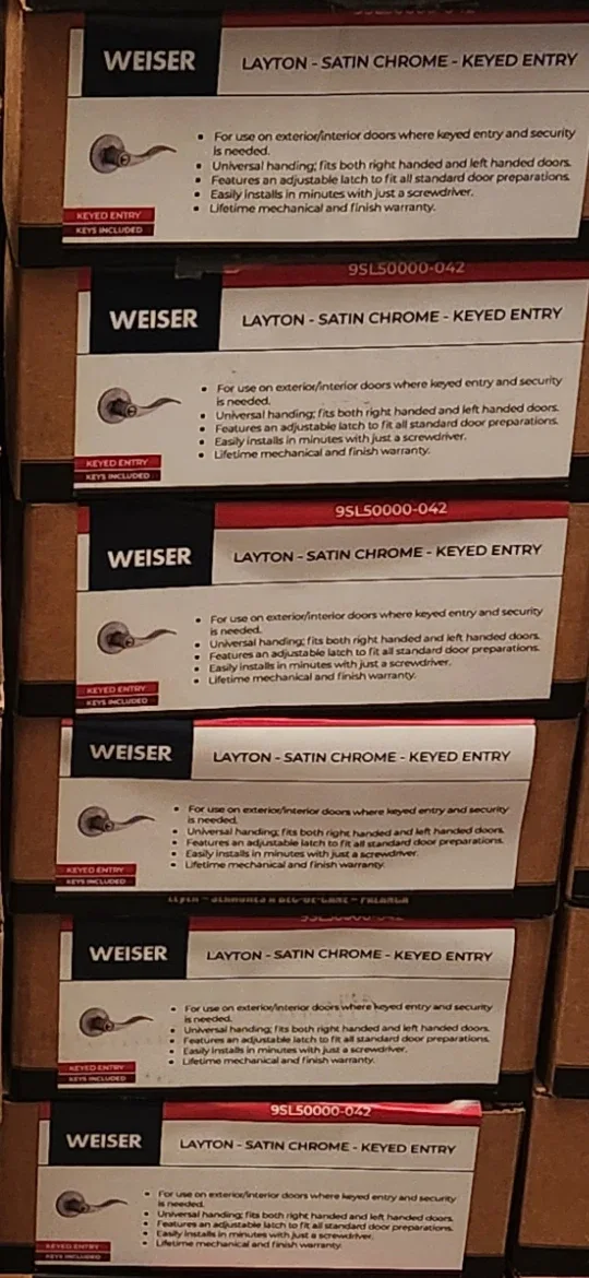 Weiser Hancock & Layton Assorted Keyed Entry Doorknob & Handles image indicator(2)