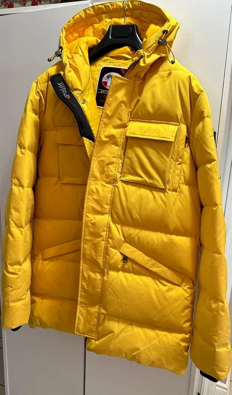 Pajar Canada Yellow Puffer Jacket (L)