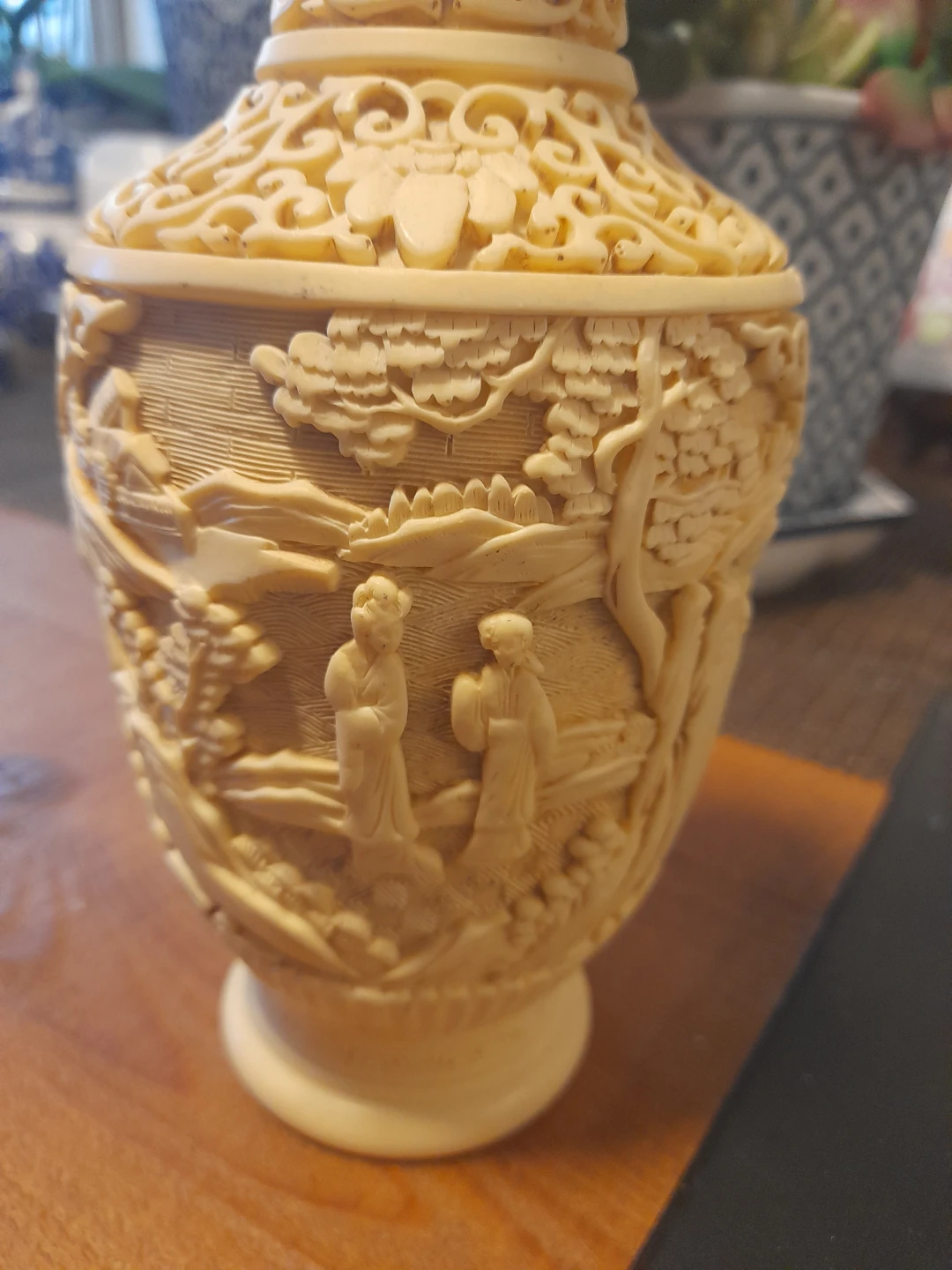 Ornate Carved Vase - photo 2