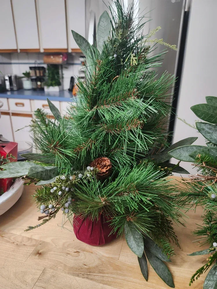 Set of (2) Miniature Christmas Trees image indicator(2)