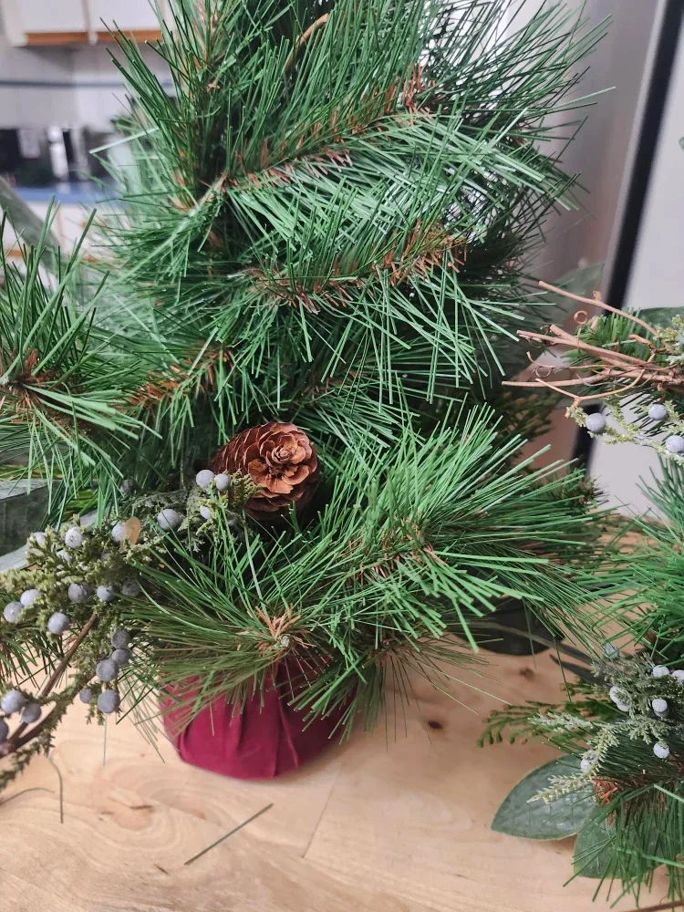 Set of (2) Miniature Christmas Trees image indicator(3)