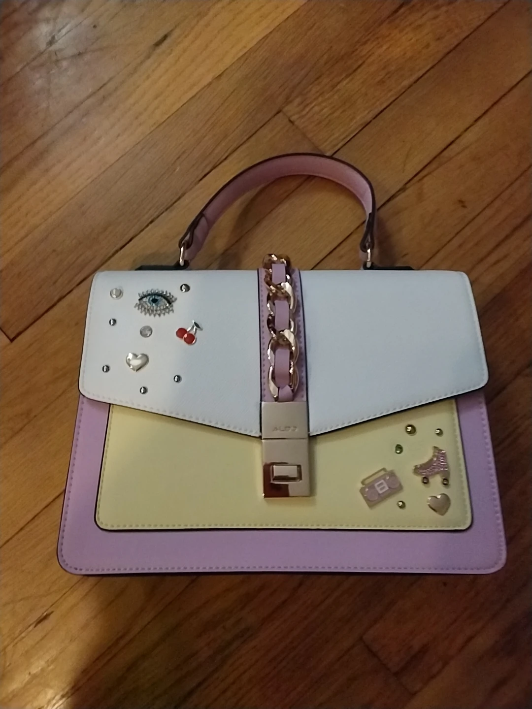 ALDO Pastel Colorblock Satchel
