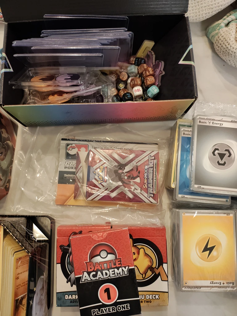 Pokemon Card and accessories Lot