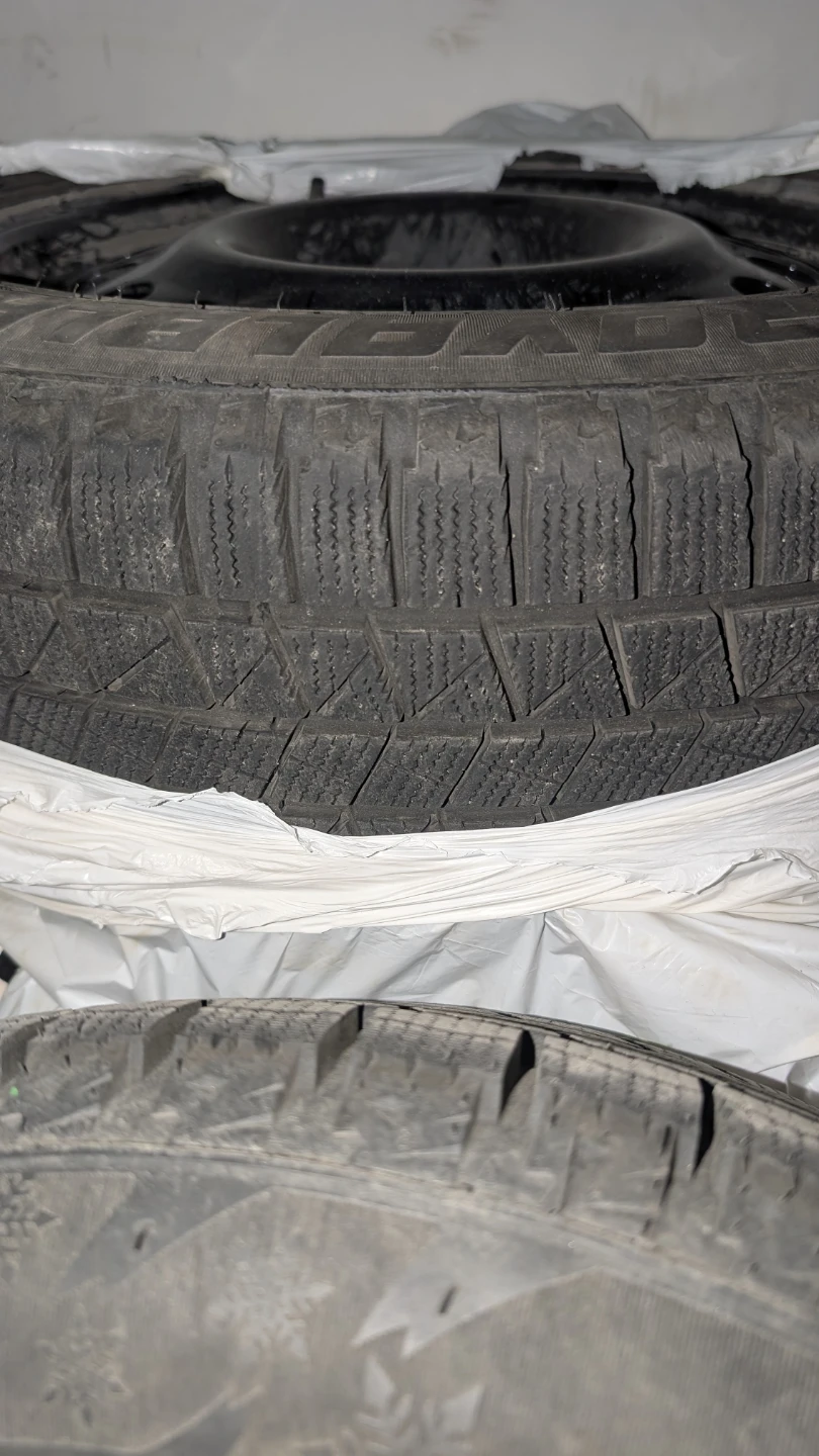 Royal Black Winter Tires 215/55R17 with Rims - New Barely Used - photo 5