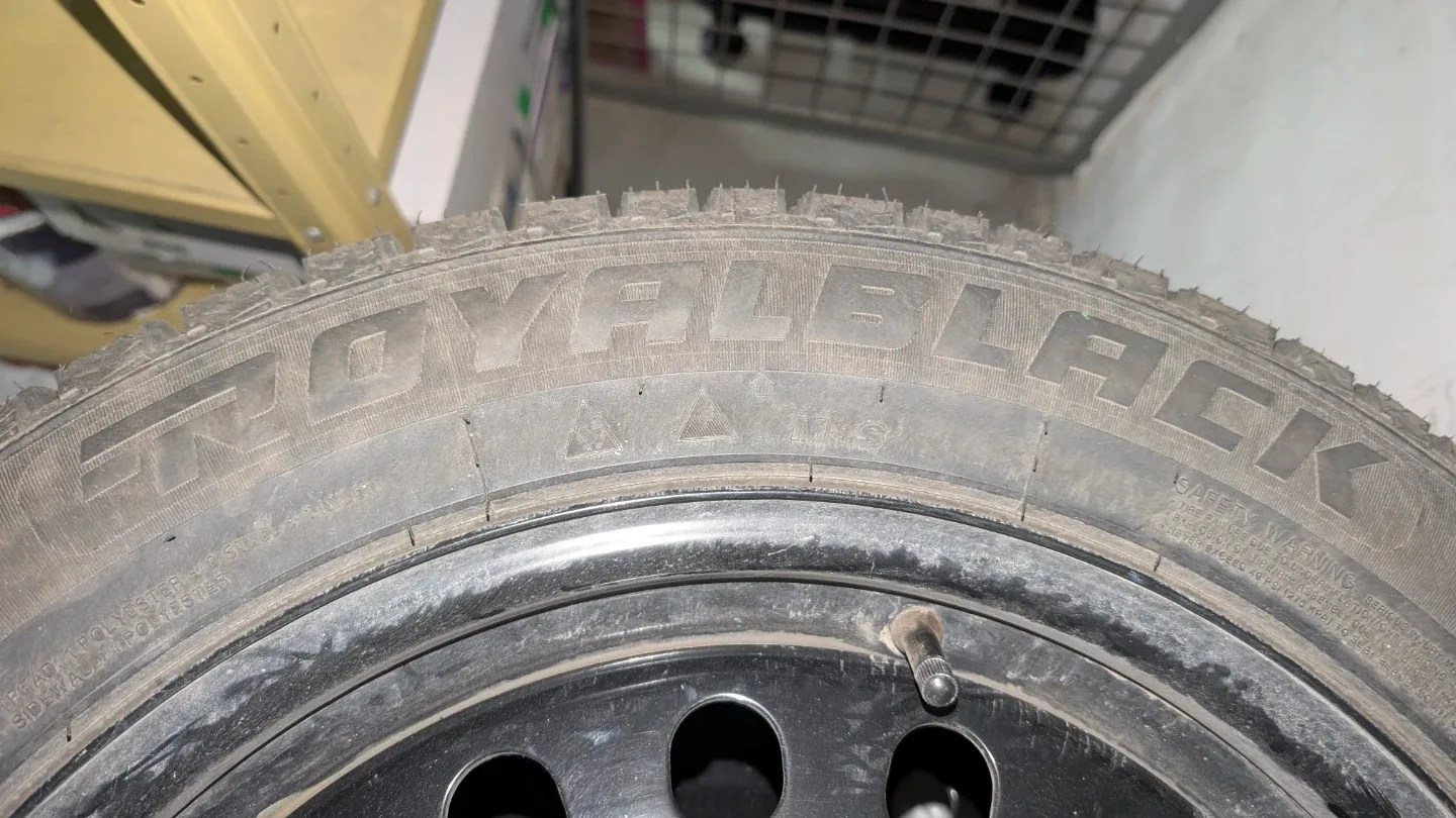 Royal Black Winter Tires 215/55R17 with Rims - New Barely Used image indicator(9)