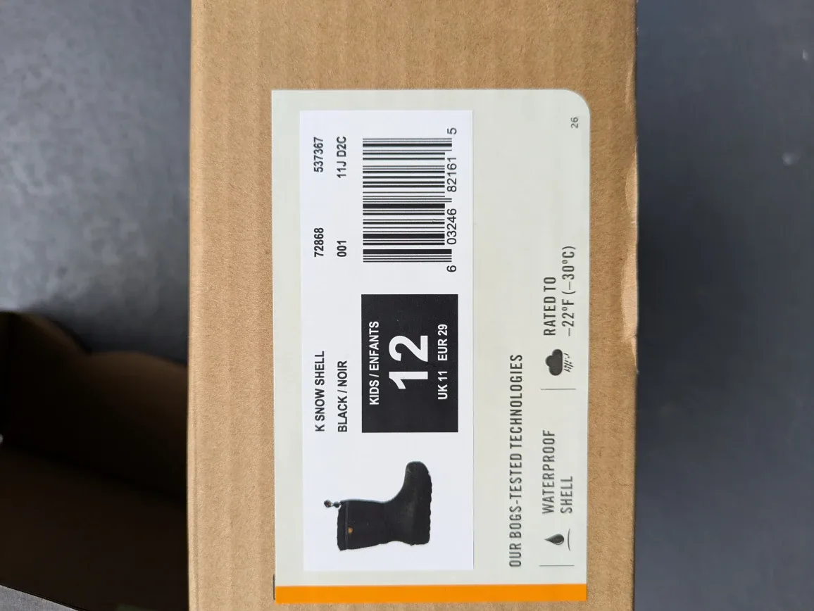 Bogs K Snow Shell Kids Boots - Size 12 image indicator(3)