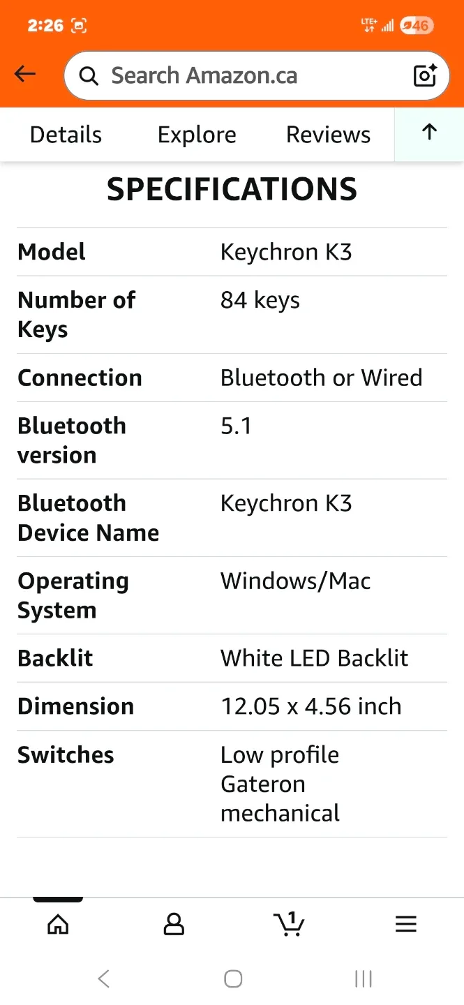 Keychron K3 Version 2 Ultra-Slim Keyboard image indicator(6)