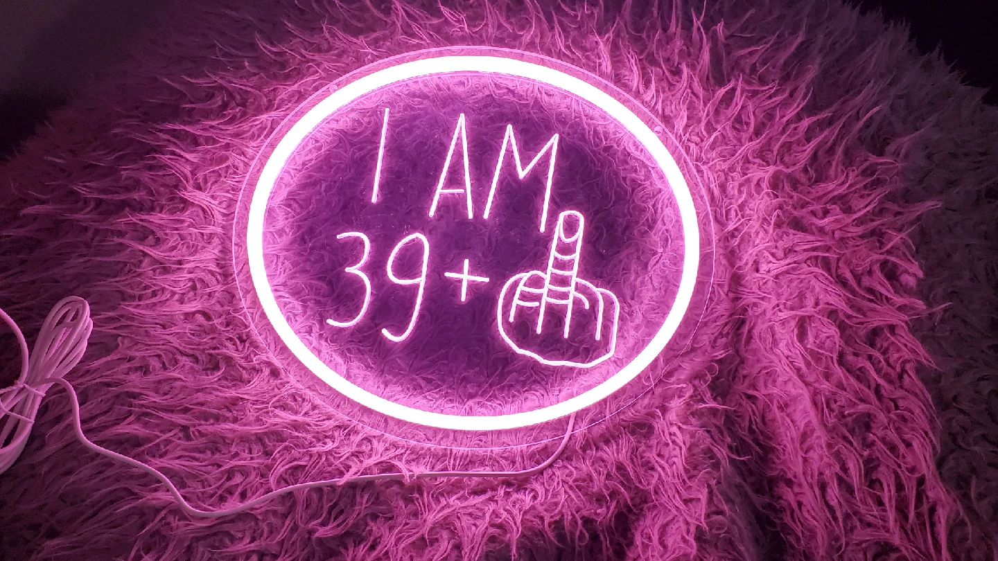 I AM 39+ LED Neon Sign