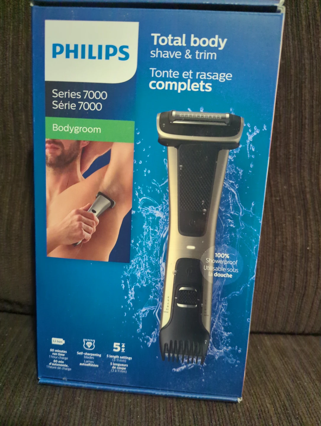 Philips Series 7000 Bodygroom Total Body Shaver New