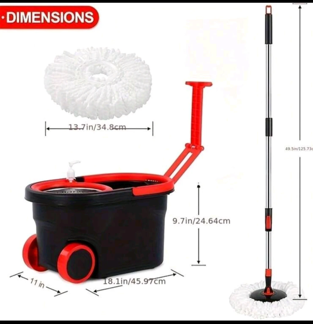 Spin Mop and Bucket Cleaning System - photo 4