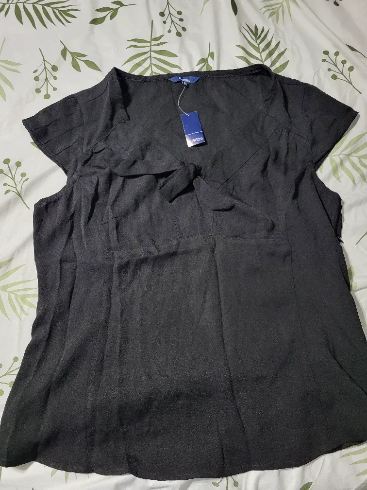 Reitmans Black Blouse - Size 1X