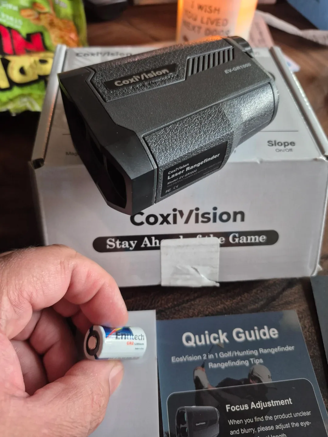 EV-GR1000 2 in 1 Golf/Hunting Rangefinder - NEW image indicator(2)