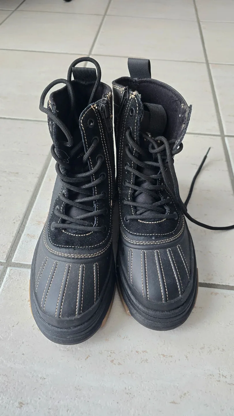 Zara Black Boots New - Size 34 EU Youth 3