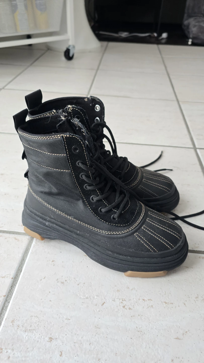 Zara Black Boots New - Size 34 EU Youth 3 - photo 2