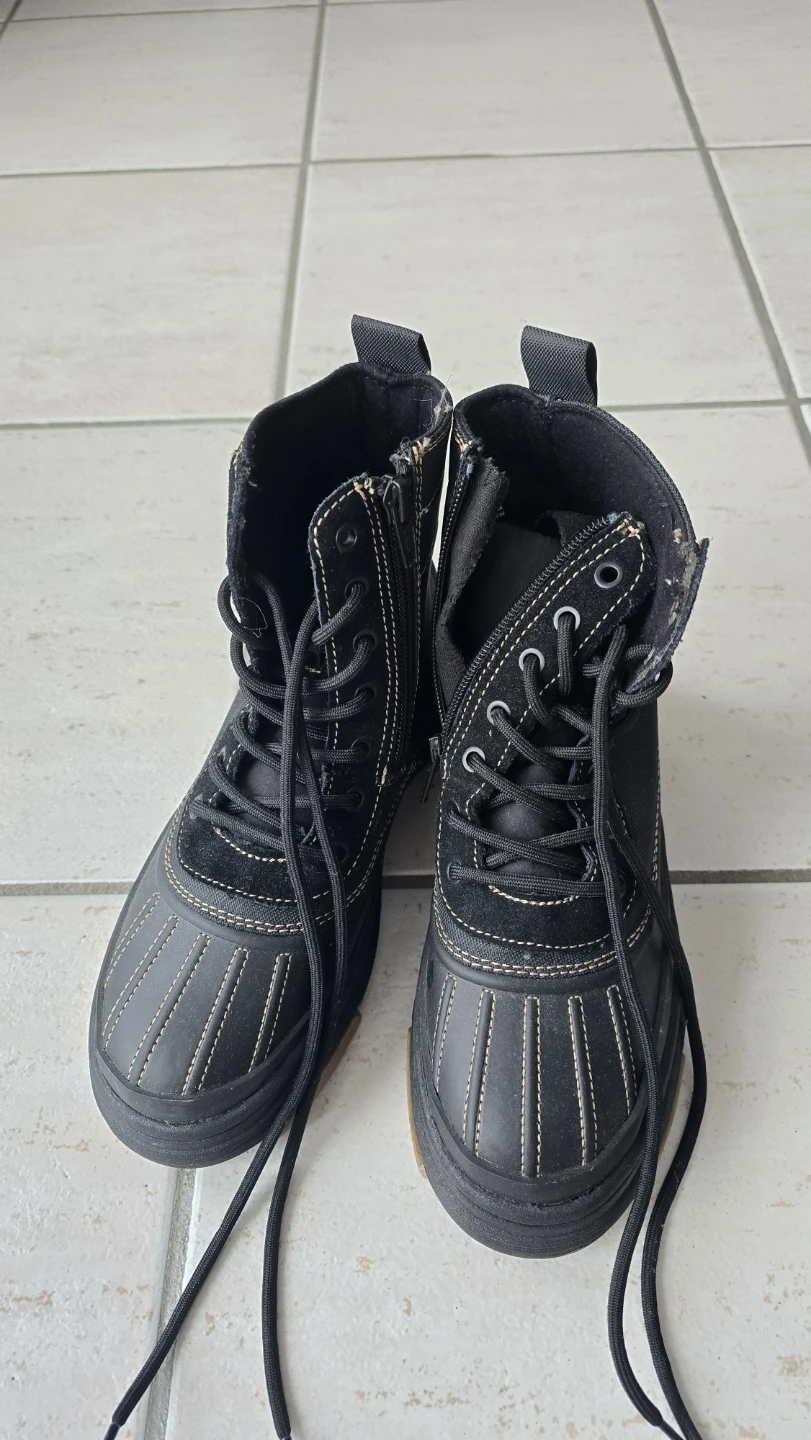 Zara Black Boots New - Size 34 EU Youth 3 - photo 3