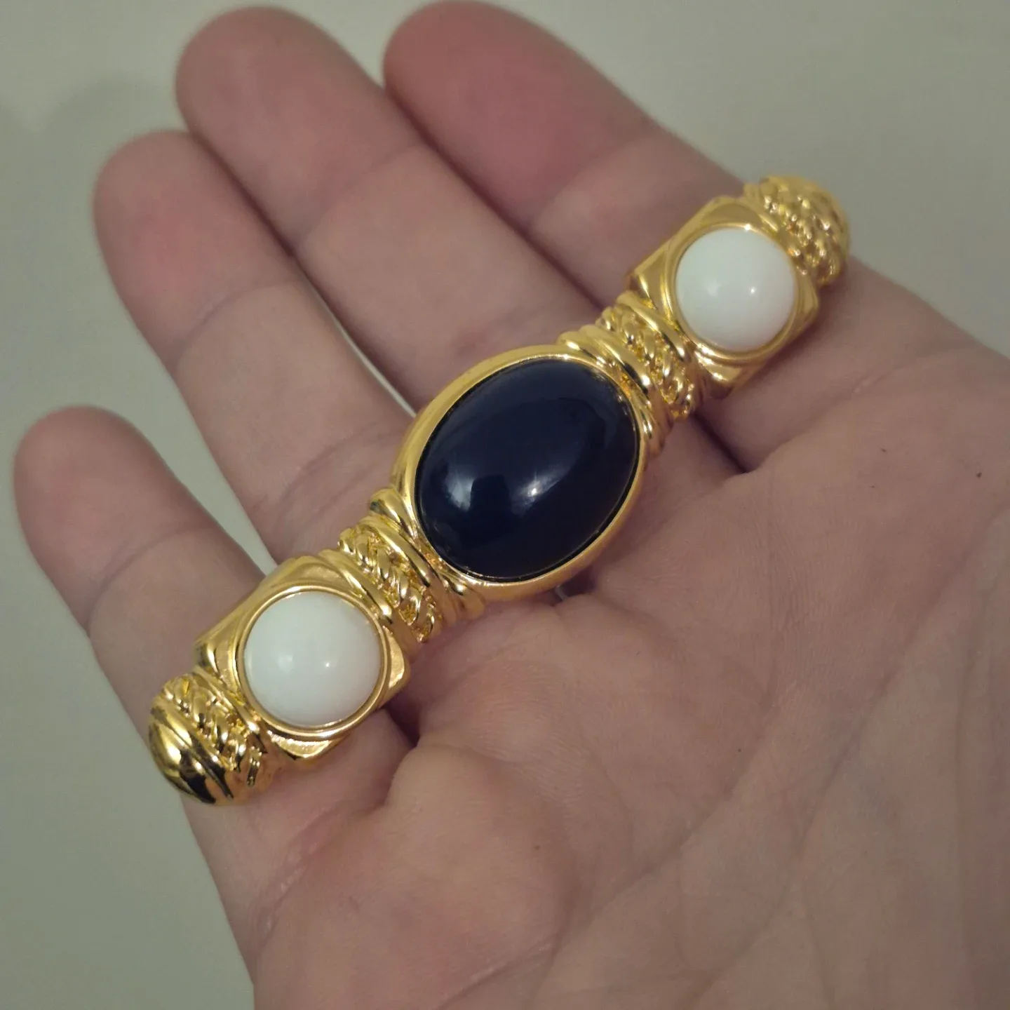 Vintage MONET Etruscan Revival Brooch