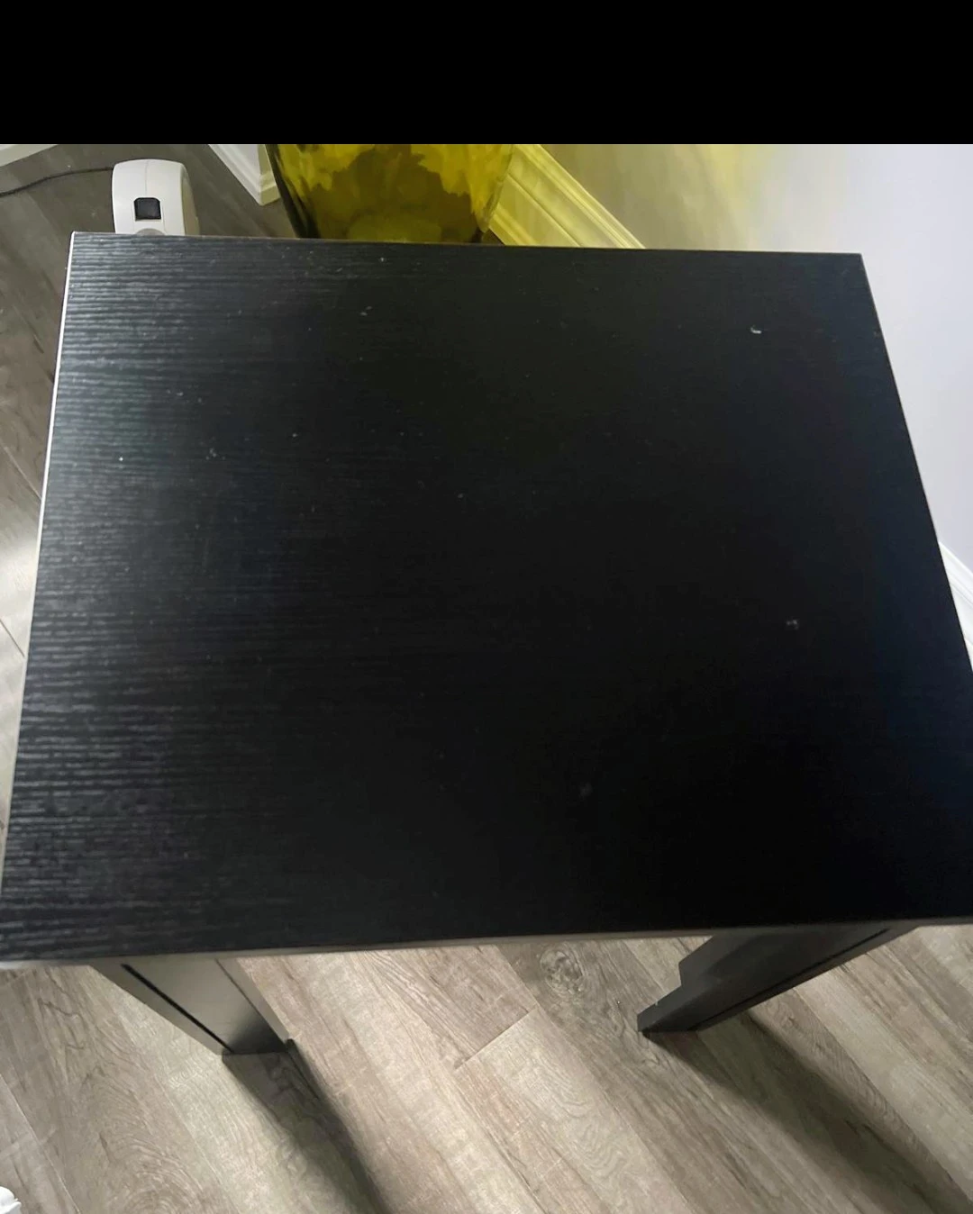 Black Wood Grain coffee table set - photo 2