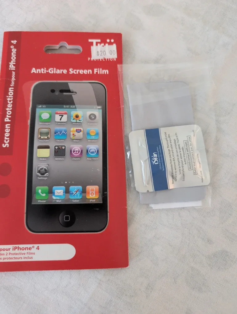 iSkin Anti-Glare Screen Film for iPhone 4