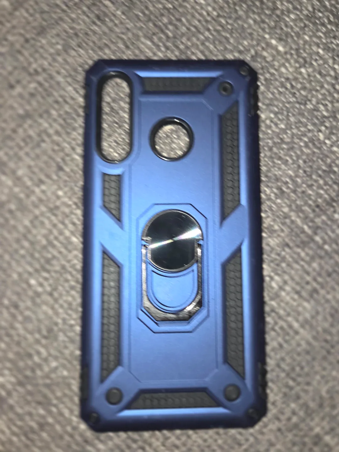 Blue Phone Case with Ring Stand