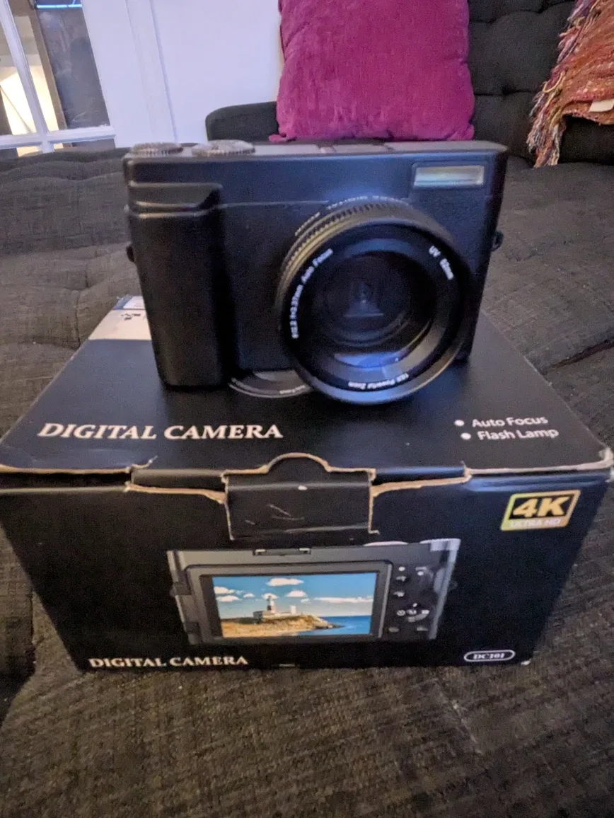 Digital Camera 4K CMOS Digital Zoom image indicator(5)