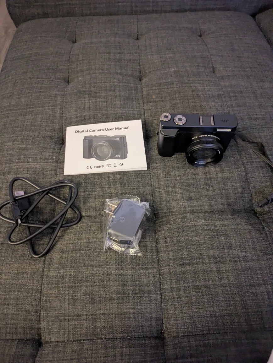 Digital Camera 4K CMOS Digital Zoom image indicator(6)