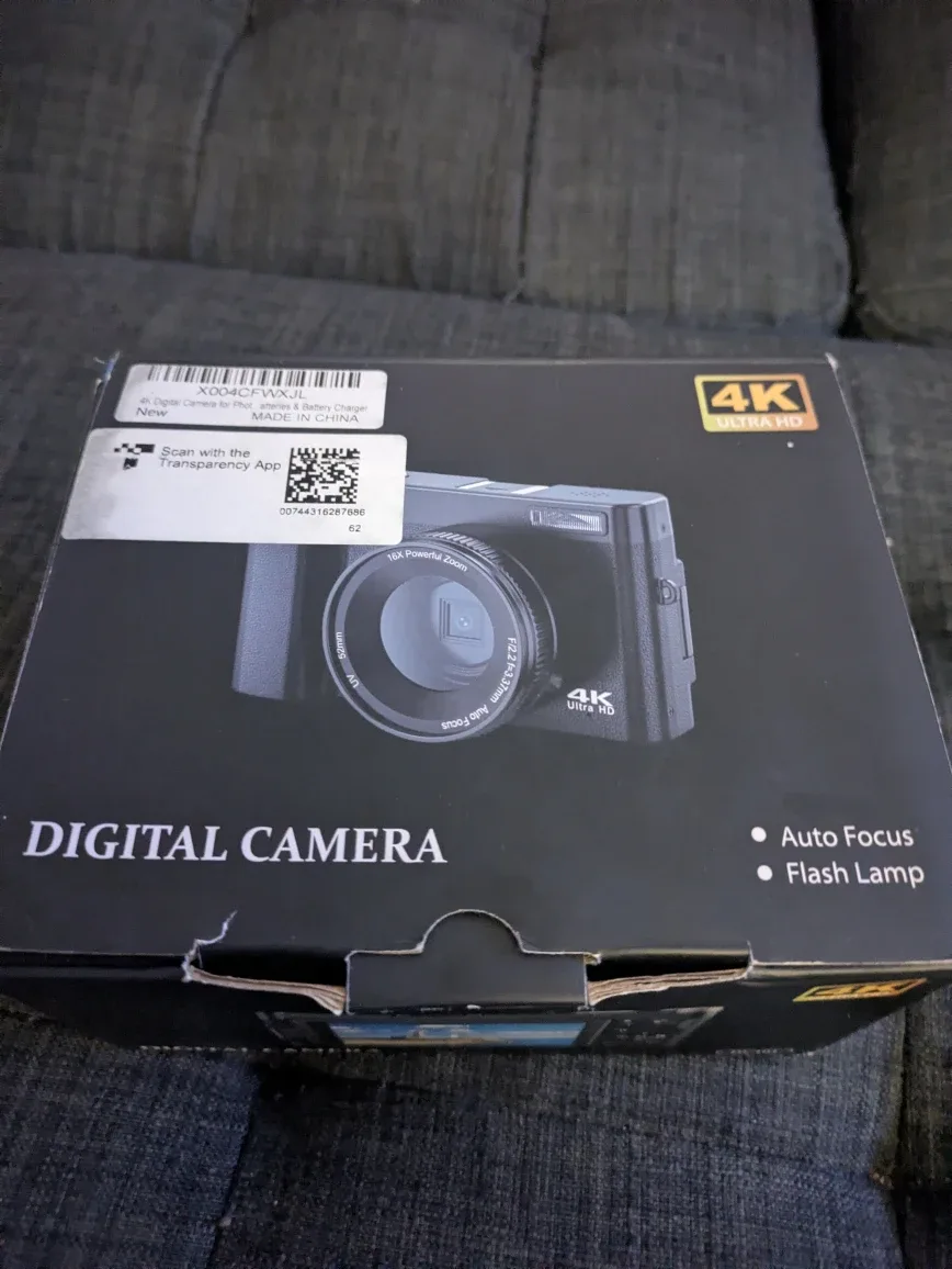 Digital Camera 4K CMOS Digital Zoom image indicator(8)