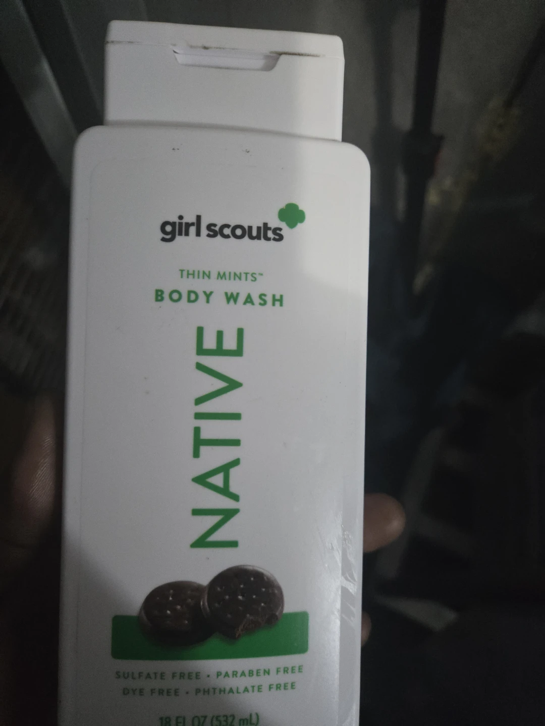 Native Girl Scouts Thin Mints Body Wash