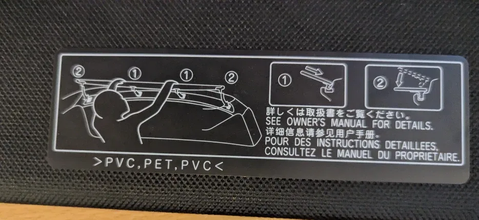 Black Car Cargo Cover - Lexus RX 350 image indicator(3)