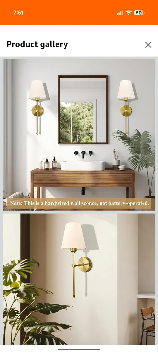 Wall Sconces Set of 2 image indicator(5)