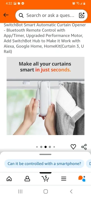 New SwitchBot Curtain 3 - Make Curtains Smart image indicator(7)