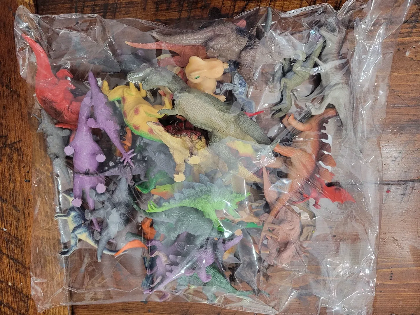 Bag of Assorted Dinosaur Toys thumbnail