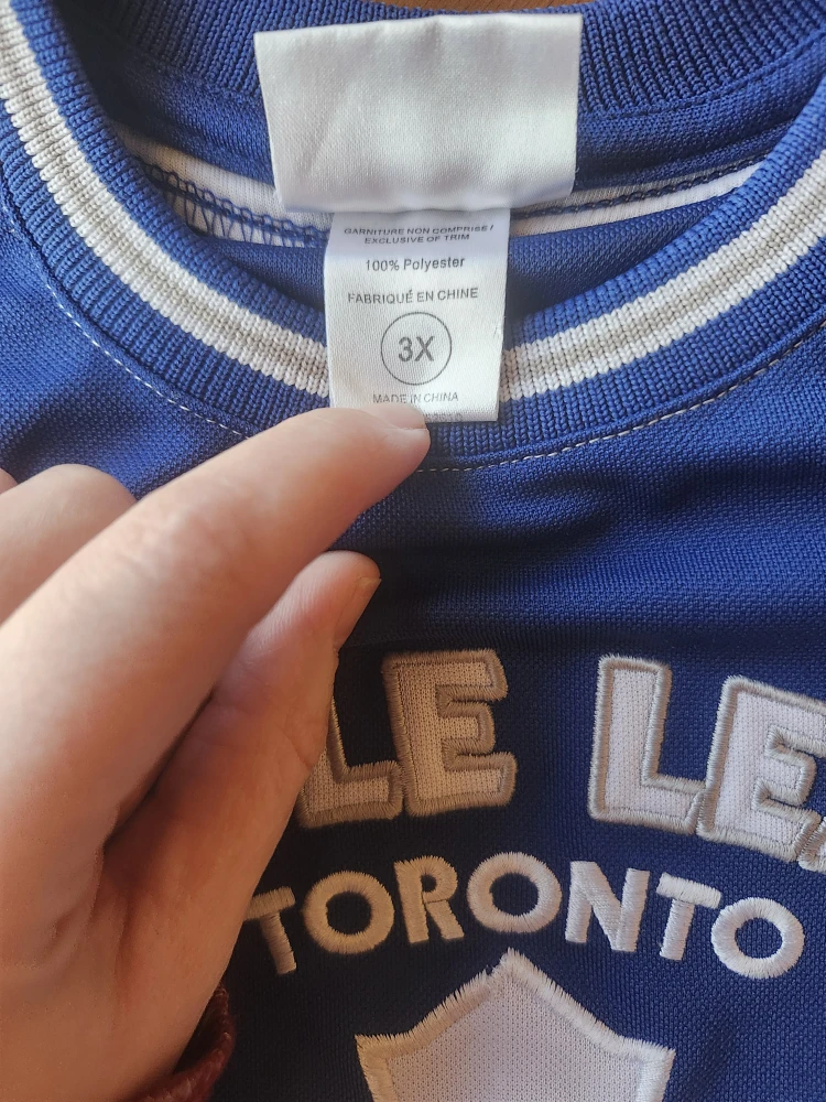 Toronto Maple Leafs Jersey - Size 3X kids - photo 2