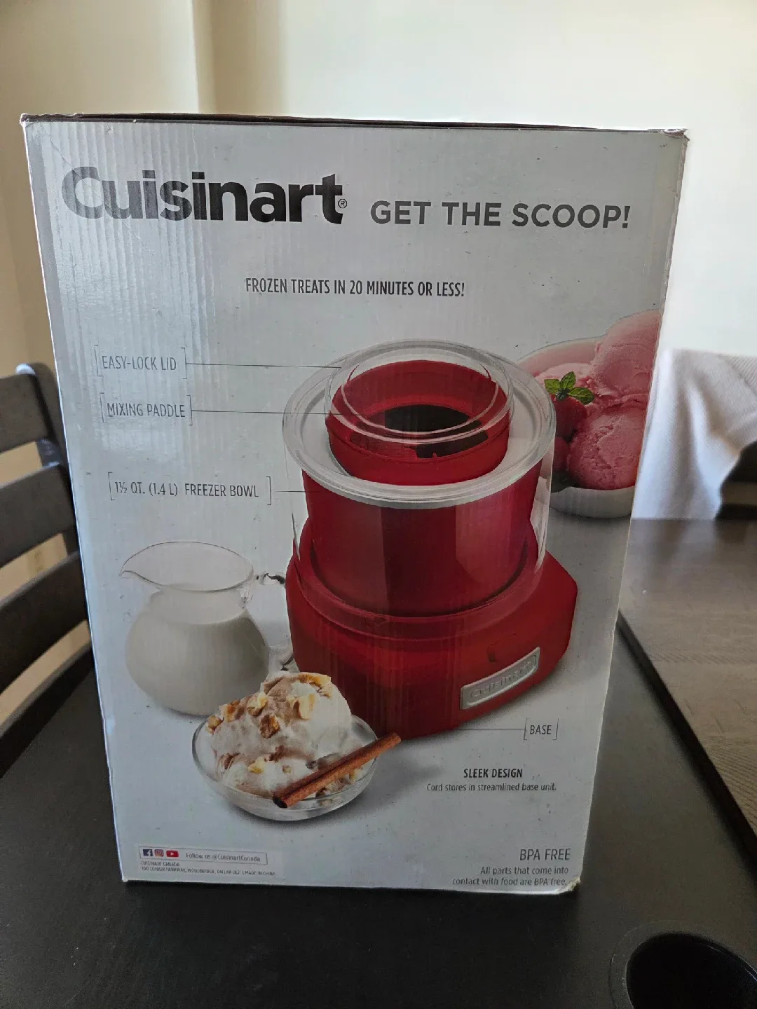 Cuisinart Frozen Yogurt, Ice Cream & Sorbet Maker-New image indicator(2)